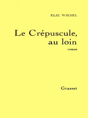 cover image of Le crépuscule, au loin